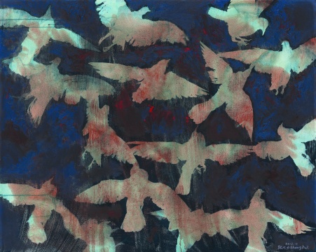 《广场8号》120X150cm 布面油画 2013
《广场8号》120X150cm 布面油画 2013
