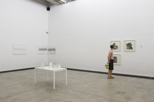 2011年07月16日，“含纸养心”展览现场
