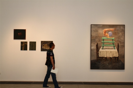 2012年5月12日，“差异的共振——李超与王亚彬作品展”现场
