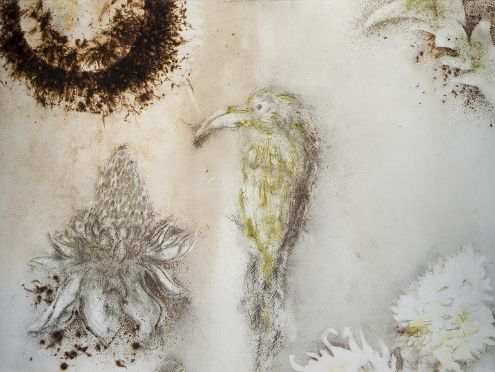 2013年为巴西创作的“巴西花鸟图”,也将会在即将开幕的展览“九级浪”上呈现
2013年为巴西创作的“巴西花鸟图”,也将会在即将开幕的展览“九级浪”上呈现