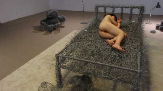 周洁“36天”裸登北京现在画廊