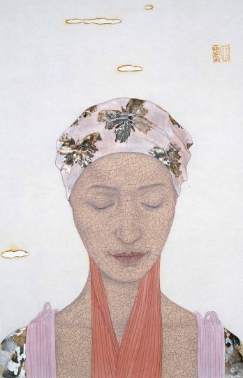 《百年孤独之三十一》52×33cm 绢本设色 2011
《百年孤独之三十一》52×33cm 绢本设色 2011