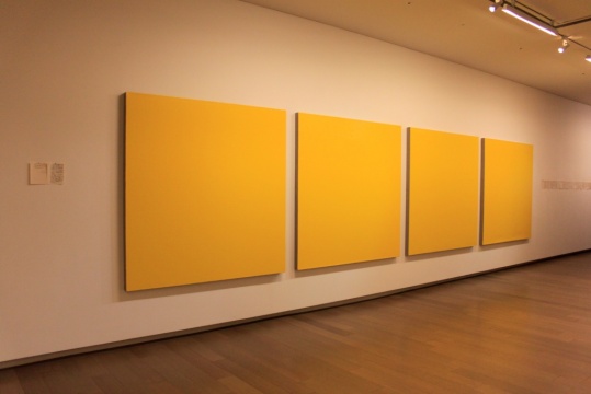 “自我的社会学”展览中 胡庆泰的作品《庆泰，最美的颜色是黄色》
