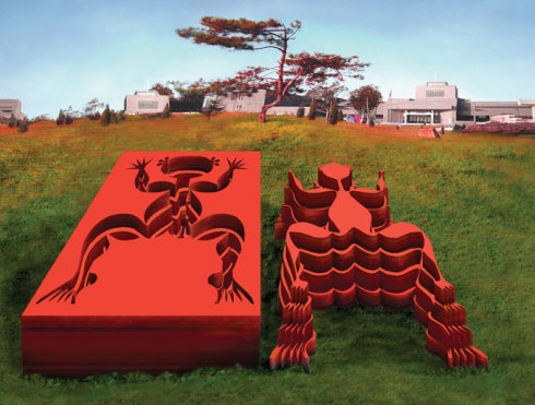 
2007年,广东美术馆《形与影》展出作品。
2007年,广东美术馆《形与影》展出作品。