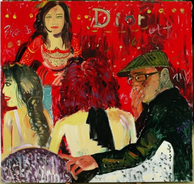 《party 动物 3》 油画 210x200cm 2008
《party 动物 3》 油画 210x200cm 2008