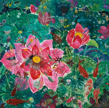 《感时花溅泪-10》 布面油画 200×200cm  2013
