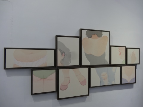 白露将其作品命名为“摸象”
白露将其作品命名为“摸象”