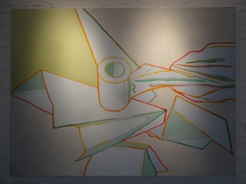 陈文波《模型》200X150CM 布面油画 2014
陈文波《模型》200X150CM 布面油画 2014