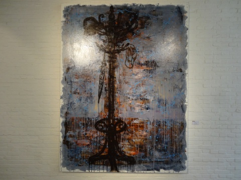 陈曦《忧伤》195x260cm 布面油画 2014
陈曦《忧伤》195x260cm 布面油画 2014