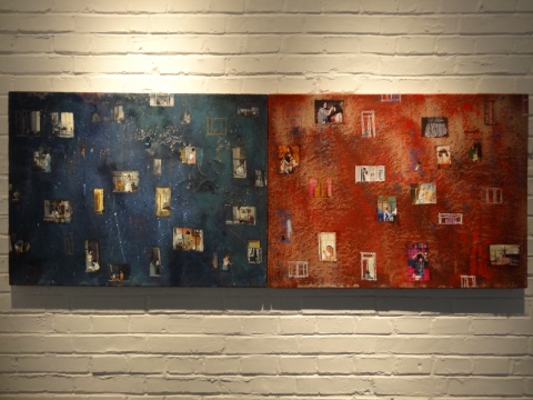 杜海军《城市符号》60x80cm 综合绘画 2014
杜海军《城市符号》60x80cm 综合绘画 2014
