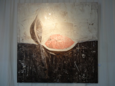 任思鸿《天物》200x200cm 布面油画 2014
任思鸿《天物》200x200cm 布面油画 2014