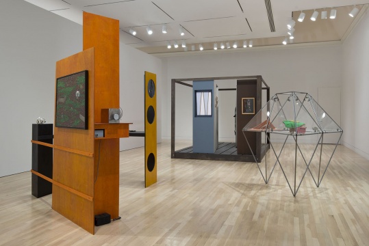 View of Made in L.A, showing works by the Los Angeles Museum of Art, 2014
at the Hammer Museum, Los Angeles. Photo by Brian Forrest
View of Made in L.A, showing works by the Los Angeles Museum of Art, 2014
at the Hammer Museum, Los Angeles. Photo by Brian Forrest