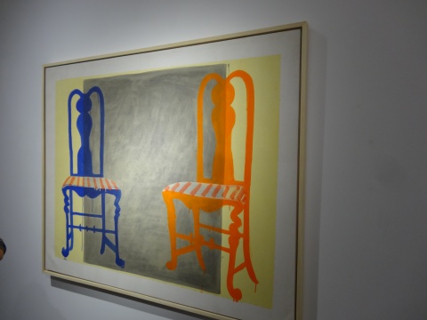 《王与后》176x143cm 布面丙烯 1986
《王与后》176x143cm 布面丙烯 1986