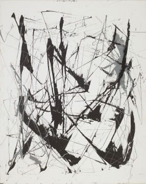 《狂草A》 复合媒材 80 X 100cm 2014
《狂草A》 复合媒材 80 X 100cm 2014