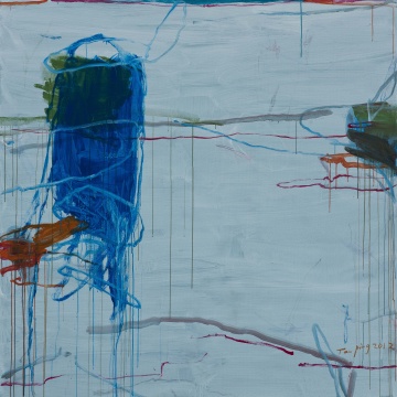 谭平 《无题》布面丙烯 200x200cm 2012
谭平 《无题》布面丙烯 200x200cm 2012