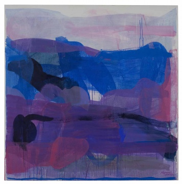 马树青 《地中海之夜》 200X200cm 布面丙烯 2006
马树青 《地中海之夜》 200X200cm 布面丙烯 2006