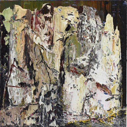 古道黑松 布面油画 100cm×100cm 2014年
古道黑松 布面油画 100cm×100cm 2014年