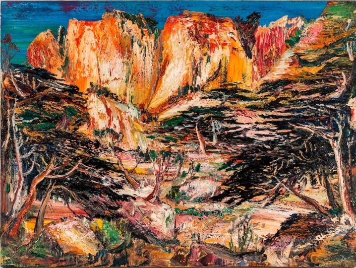 黑松 布面油画 150x200cm 2013年 黑松 布面油画 150x200cm 2013年