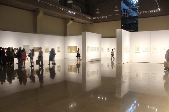“忘我之真——源于传统的当代意大利绘画艺术展”展览现场
