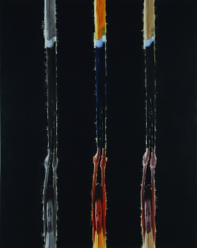 No.33, 2008, Oil on canvas, 250x200cm。
