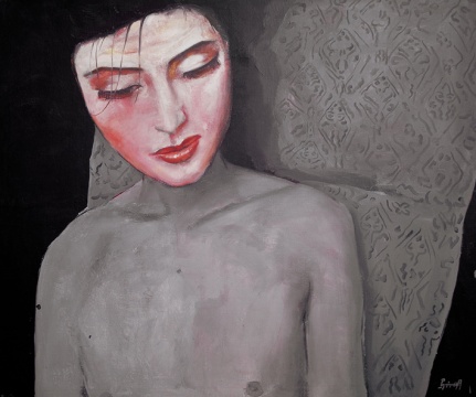 马六明1993年的绘画作品《芬·马六明 No.11》 。