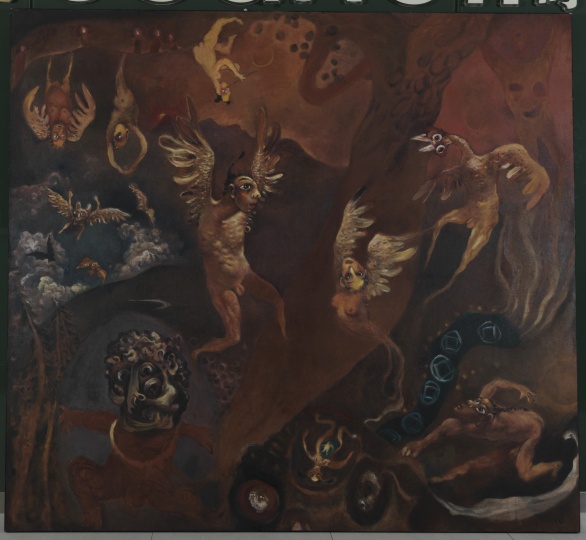 《生灵》 200x180cm 布面油画 1987
《生灵》 200x180cm 布面油画 1987