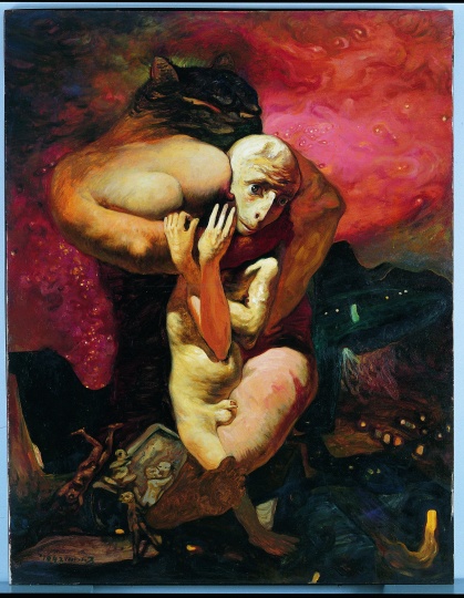 《爱》 145x112cm 110x80cm 布面油画1992
《爱》 145x112cm 110x80cm 布面油画1992