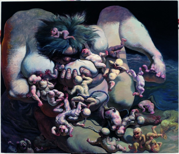 《大生产》163x190cm 布面油画 2007
《大生产》163x190cm 布面油画 2007