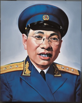 景柯文《上校》 250X200cm 布面油画 2008
景柯文《上校》 250X200cm 布面油画 2008