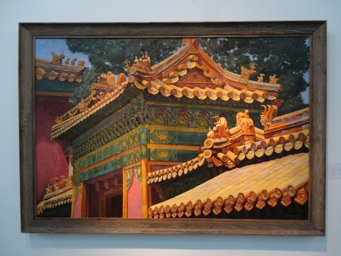 关宇《紫禁一隅》100X165cm 2009
关宇《紫禁一隅》100X165cm 2009