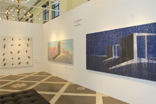 林大艺术中心的作品不仅出现在常规展位中,开幕式大厅和走廊平台亦有作品呈现
林大艺术中心的作品不仅出现在常规展位中,开幕式大厅和走廊平台亦有作品呈现