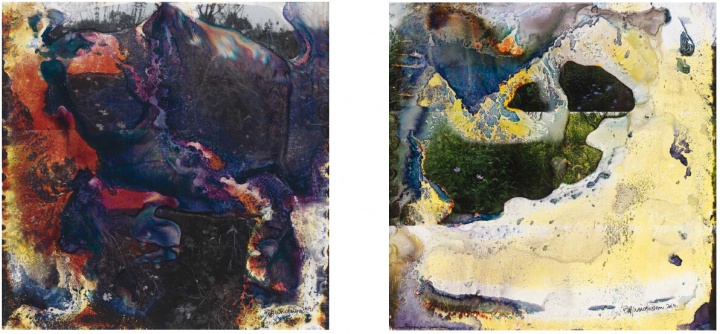 《每平米·清洗·我的风景5(1-17)》100x100cm 照片、水 2010-2014
《每平米·清洗·我的风景5(1-17)》100x100cm 照片、水 2010-2014