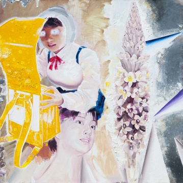《牡丹峰之金屋冬藏》 120cm×120cm 2013 《牡丹峰之金屋冬藏》 120cm×120cm 2013