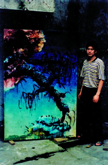 1993年周老师在玉林沙子堰小区
1993年周老师在玉林沙子堰小区