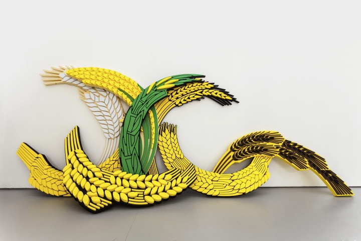 《余粮》,2014,塑料泡棉,尺寸可变
《余粮》,2014,塑料泡棉,尺寸可变