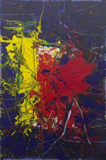 《海上花187》,布上丙烯,150x100cm,2014
《海上花187》,布上丙烯,150x100cm,2014