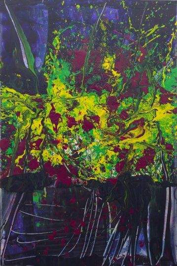 《海上花188》,布上丙烯,150x100cm,2014
《海上花188》,布上丙烯,150x100cm,2014