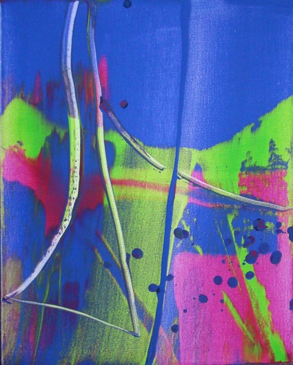 《海上花082》,布上丙烯,50x40cm,2010
《海上花082》,布上丙烯,50x40cm,2010