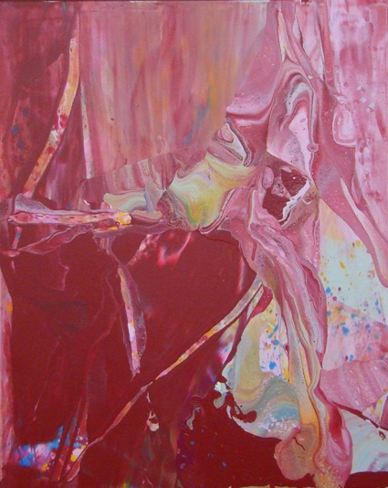 《海上花110》,布上丙烯,100x80cm,2010
《海上花110》,布上丙烯,100x80cm,2010
