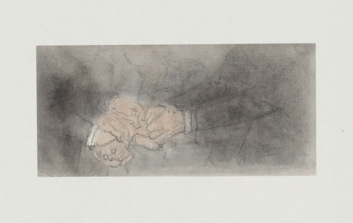 《合谋关系 (三)》19.5X27cm 纸本水墨 2014
《合谋关系 (三)》19.5X27cm 纸本水墨 2014