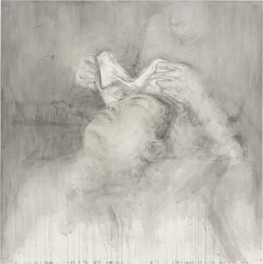 《与手有关 (一)》200X200cm 纸本水墨 2014
《与手有关 (一)》200X200cm 纸本水墨 2014