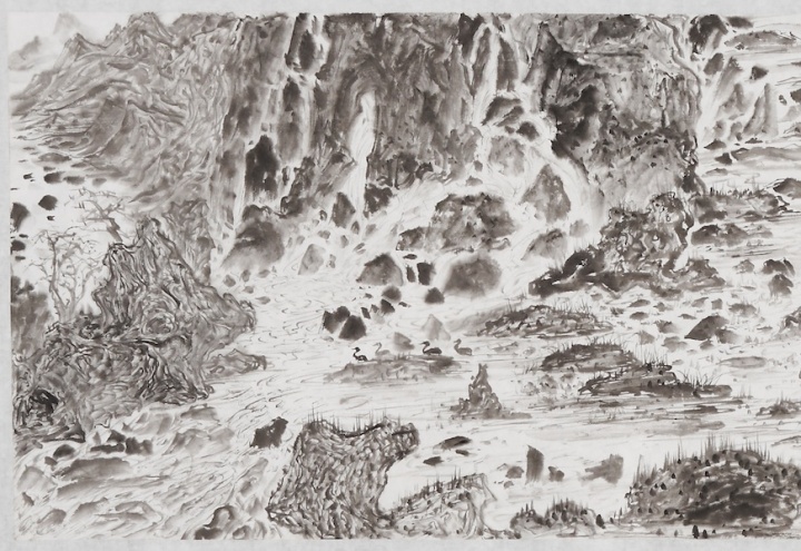 《神游者二杭州3》局部 《神游者二杭州3》局部