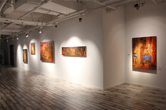 陈李作品现场
陈李作品现场