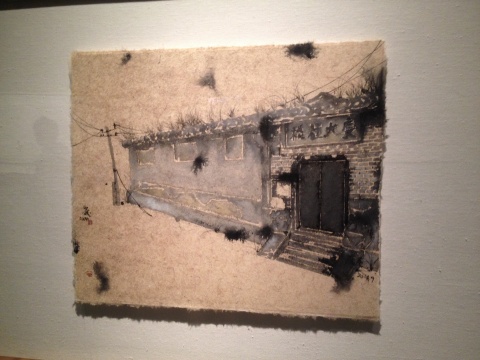 《东新街18号》 55X65cm 纸本水墨 2014 《东新街18号》 55X65cm 纸本水墨 2014