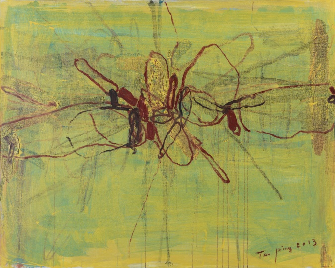 《无题》 布面丙烯 120x150cm 2014
《无题》 布面丙烯 120x150cm 2014