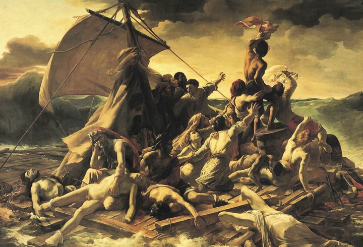《梅杜萨之筏》 泰奥多尔·籍里柯于1819年创作的油画