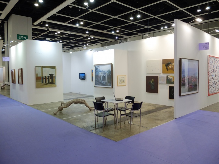 2013年，千高原艺术空间在香港巴塞尔艺术博览会现场
