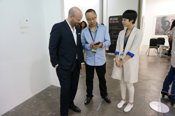 艺术巴塞尔（ART BASEL)亚洲总监Magnus Renfrew与刘杰交流
