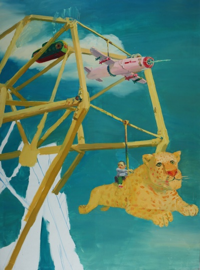 仇晓飞《大摩天轮》200x150cm 布面油画 2003 仇晓飞《大摩天轮》200x150cm 布面油画 2003