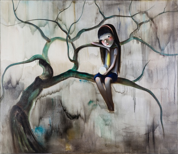 陈可《夜明珠》150×130cm 布面油画 2007 陈可《夜明珠》150×130cm 布面油画 2007
